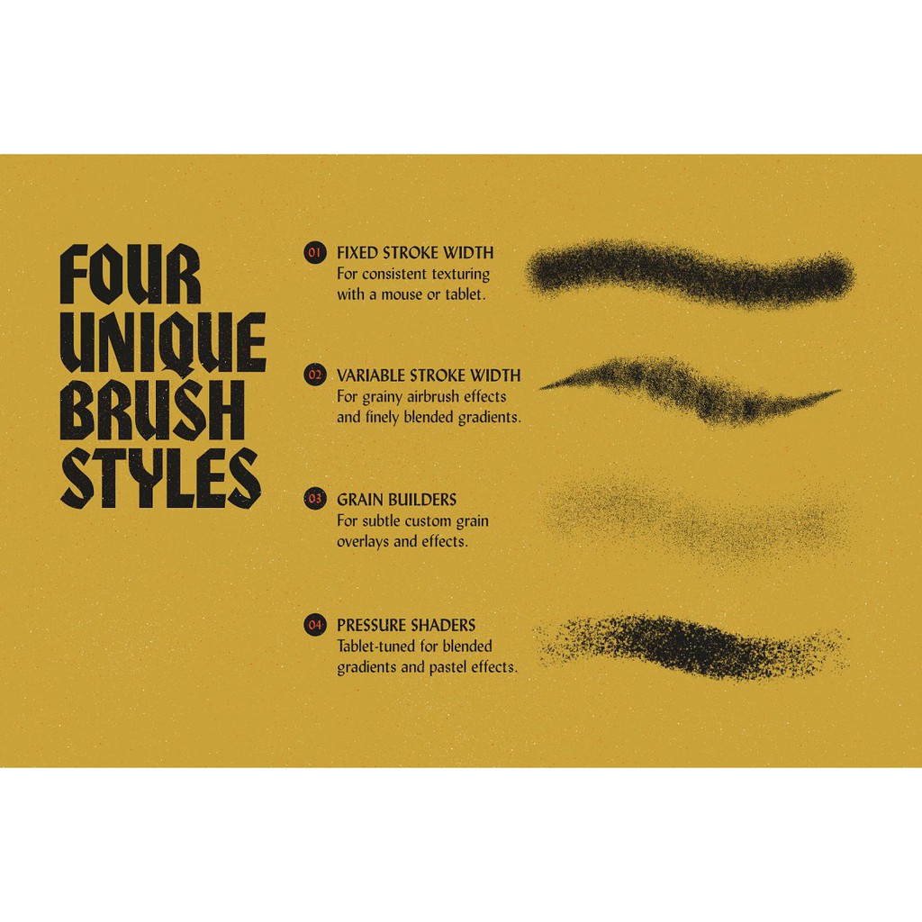 Procreate Brush - Grain Shader Brushset For Procreate