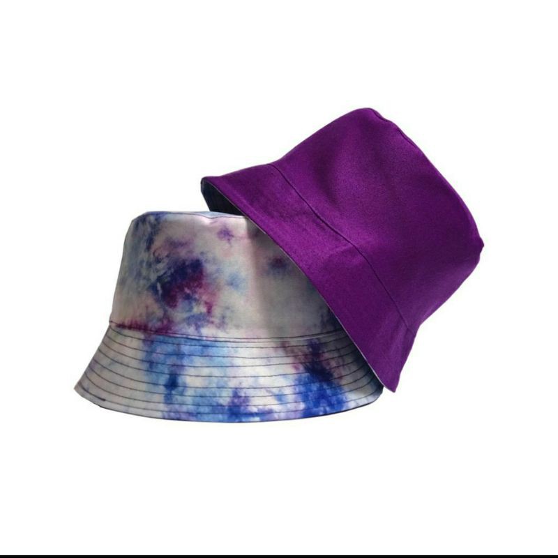 topi Bucket tie dyie murah / topi baseball tie dye
