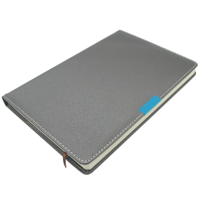 

em138 Buku Catatan Bisnis Cover Kulit Kertas A5 - Black