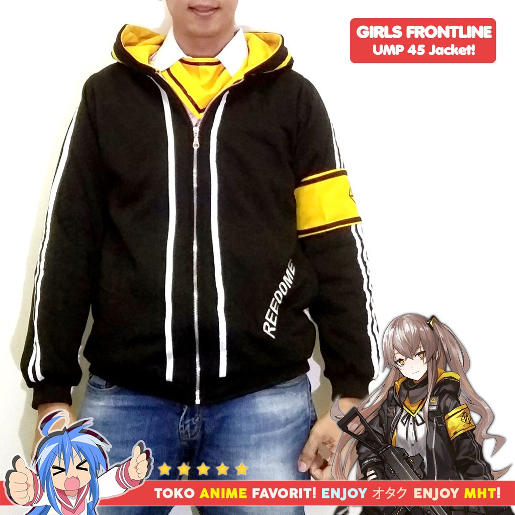 Jaket Hoodie Girls Frontline UMP45 - Kostum Anime Cosplay