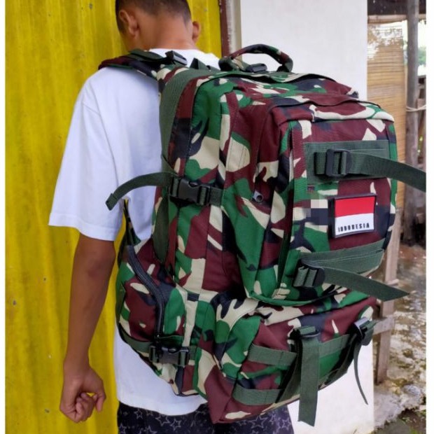 Termurah Tas Loreng | Ransel Punggung Loreng ABRI Standar TNI Model Lebanon