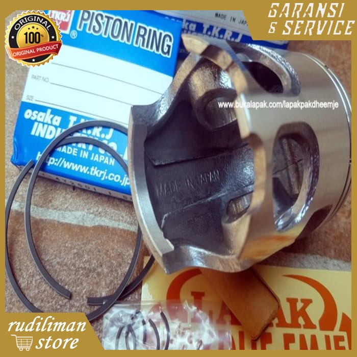 PISTON RX KING OS 200 TKRJ ORIGINA TKRJ ORIGINAL OSAKA JAPAN SEHER PISTON KIT RX KING OS OVER SIZE