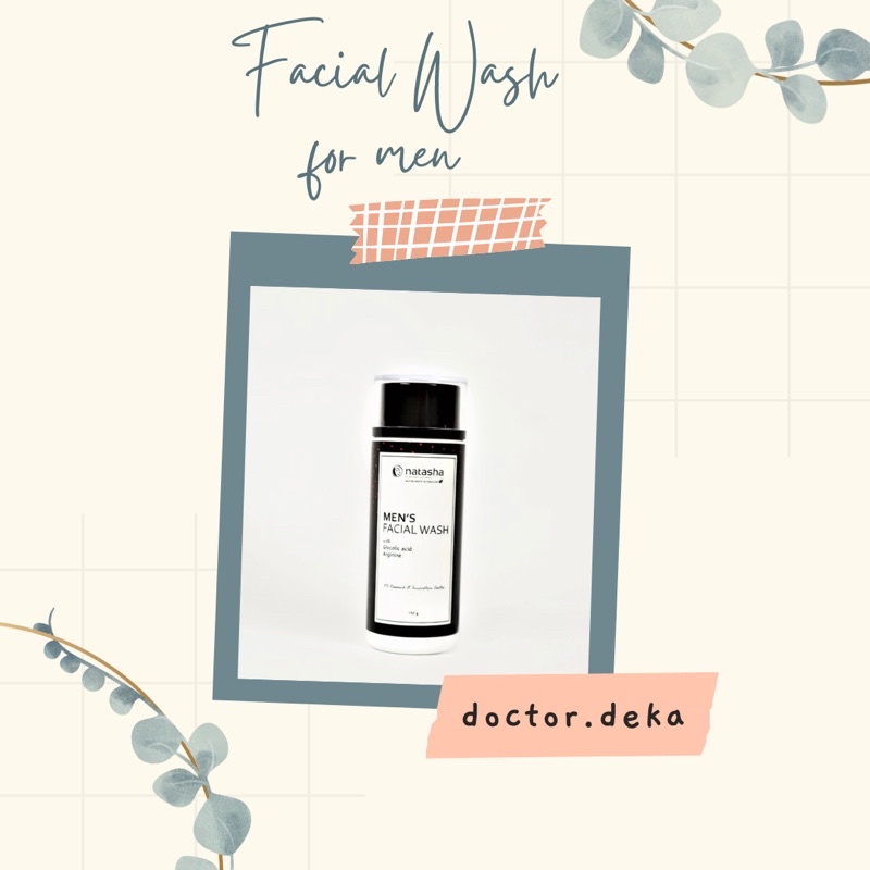 FACIAL WASH NATASHA FOR MEN