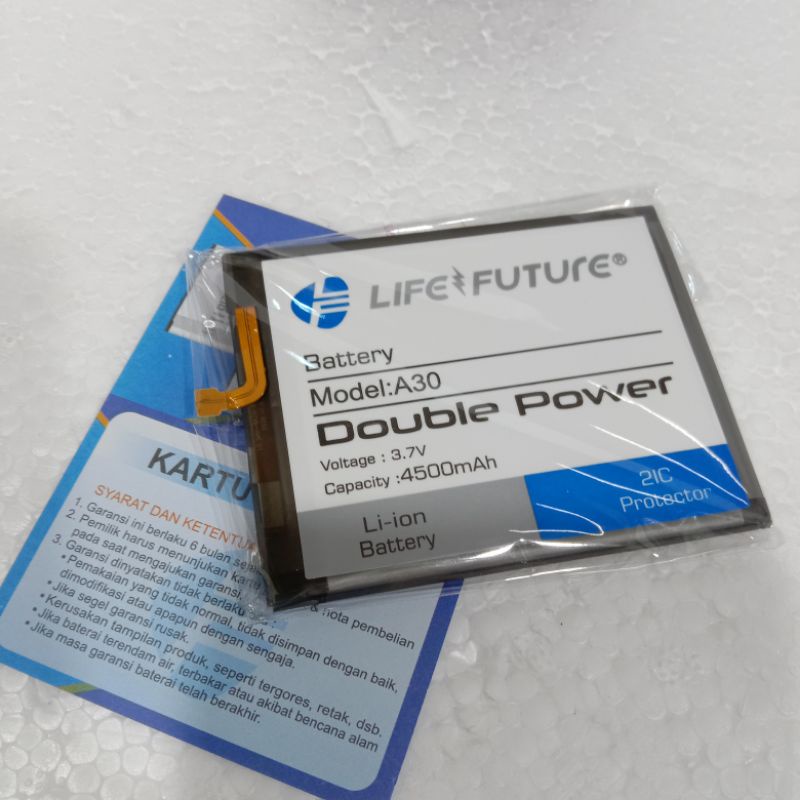 BATRE DOUBLE POWER SAMSUNG A20 A205 /  SAMSUNG A30 A305 / SAMSUNG A50 A505 / SAMSUNG A50s A507 LIFE FUTURE