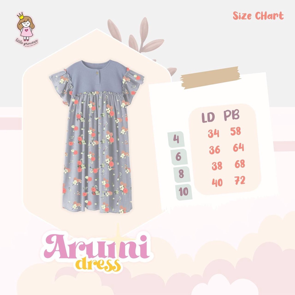 ARUMI DRESS by LITTLE PRINCESS