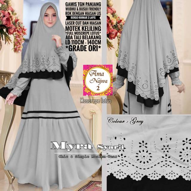 gamis mayra syari