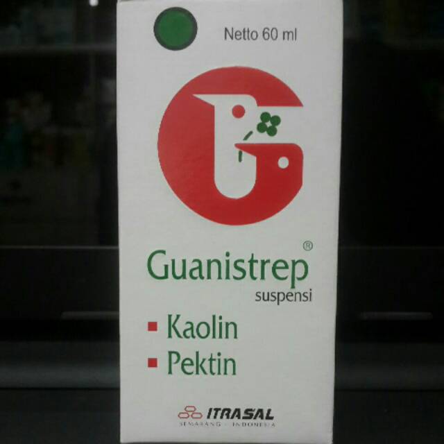 

Guanistrep Sirup 60ml Kaolin Pektin / Botol