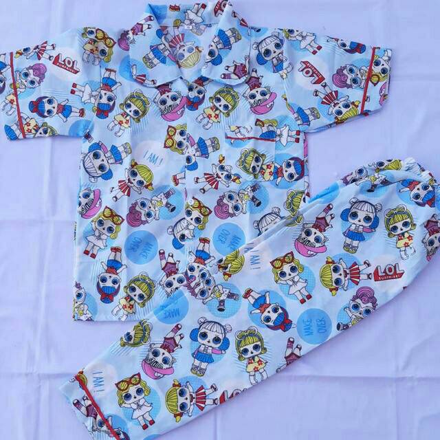Baju Tidur Piyama Anak 1-5 Tahun Bisa Pilih Motif Bunsay