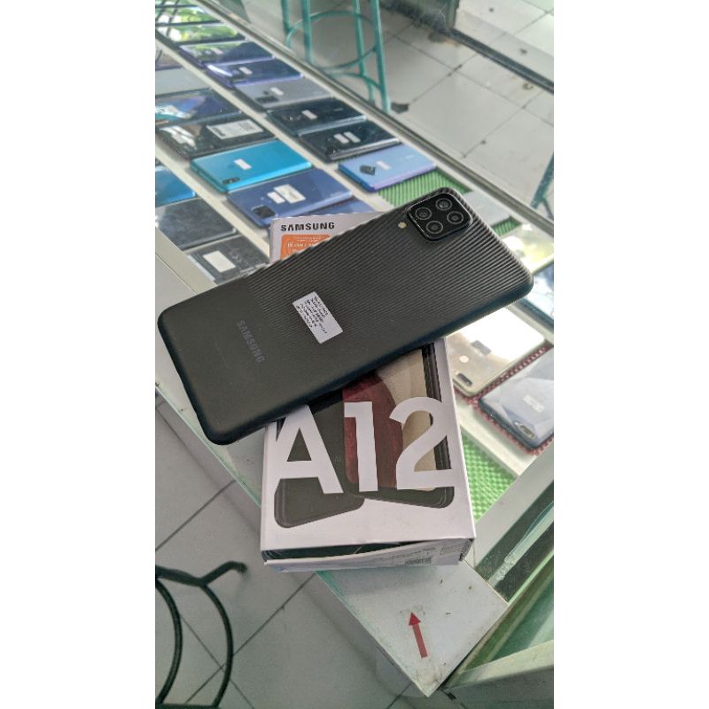 samsung a12 ram 4/128gb fullset