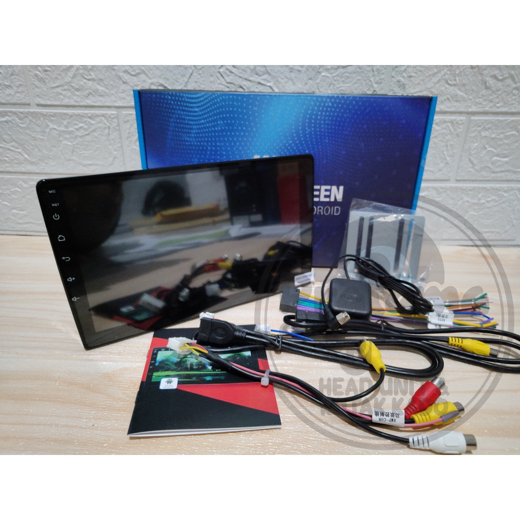 headunit audio mobil 2din double din android 9inch 1/16 2/16 HINZ