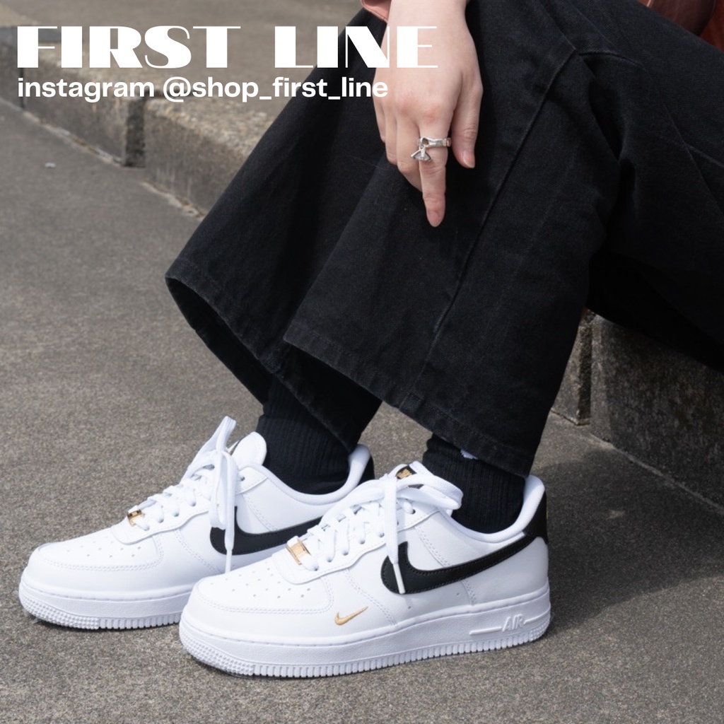 Nike Air Force 1 Putih AF1 Pria Wanita Sepatu Lari Olahraga Leisure Pelatihan Jogging Sepatu Bagian