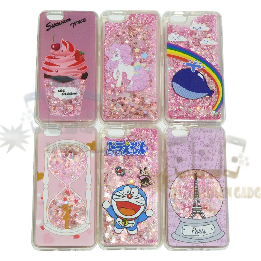 Casing Oppo F7 Silikon Water Glitter Candy Case Shopee Indonesia