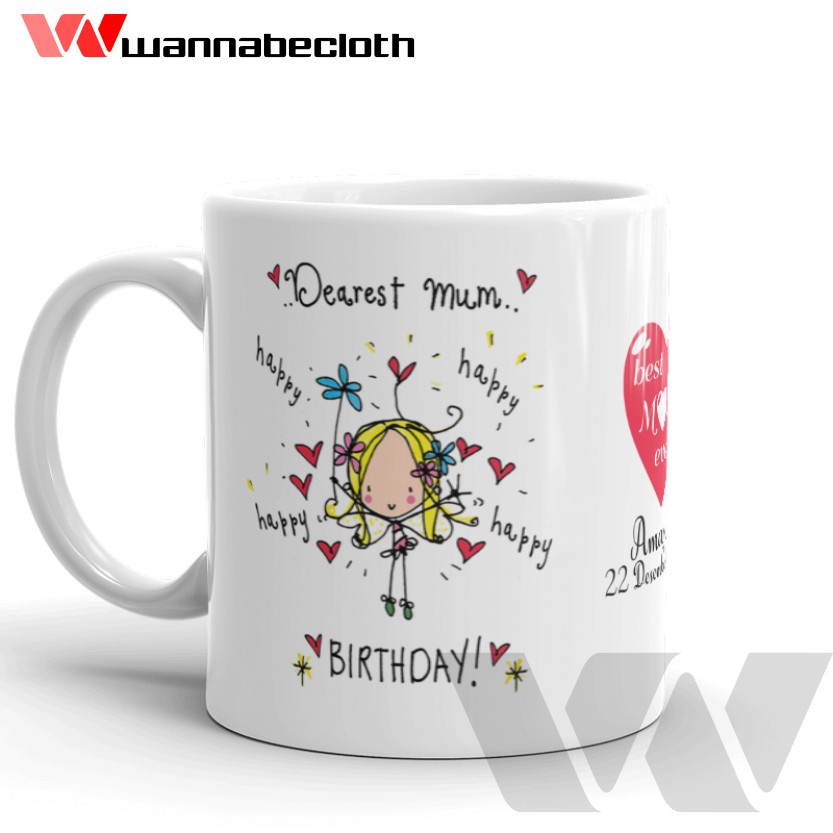 Mug Custom Cetak Mug Souvenir Mug Kado Ulang Tahun Mug Birthday Mom 3