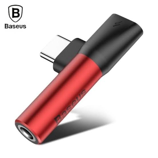 BASEUS AUDIO ADAPTER TYPE C MALE TO TYPE C FEMALE + 3.5mm JACK, BASEUS L41