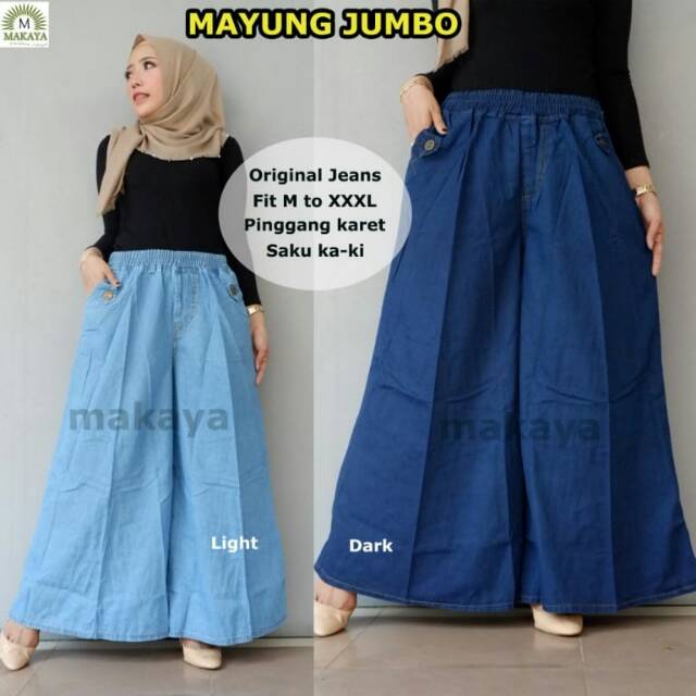 ROK JEANS ORIGINAL MAYUNG JUMBO