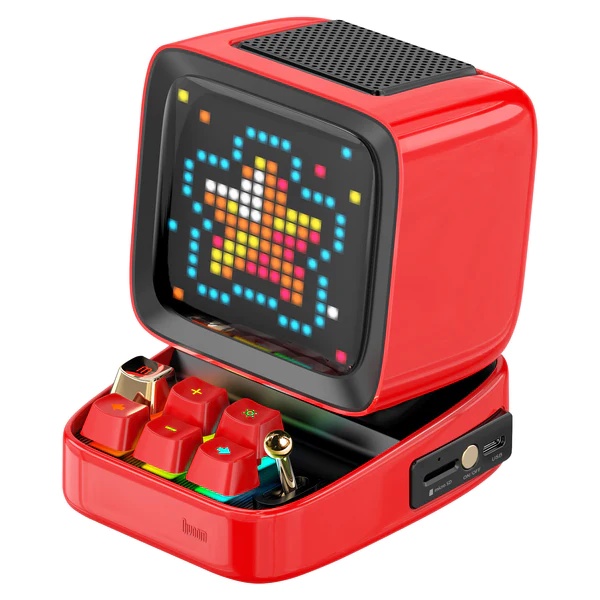 Divoom Ditoo Plus Retro Pixel Art Game Bluetooth Speaker - Garansi Resmi Divoom Indonesia 1 Tahun