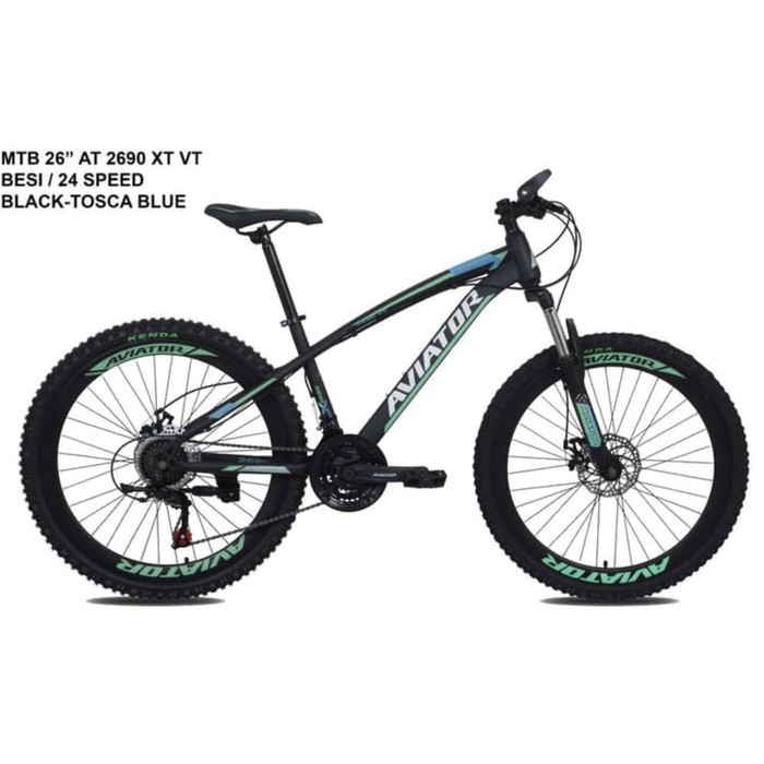 Jual Sepeda gunung MTB 26 Aviator AT 2690 XT VT Limited