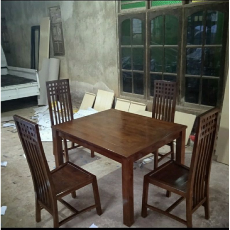 kursi makan balero jati jepara