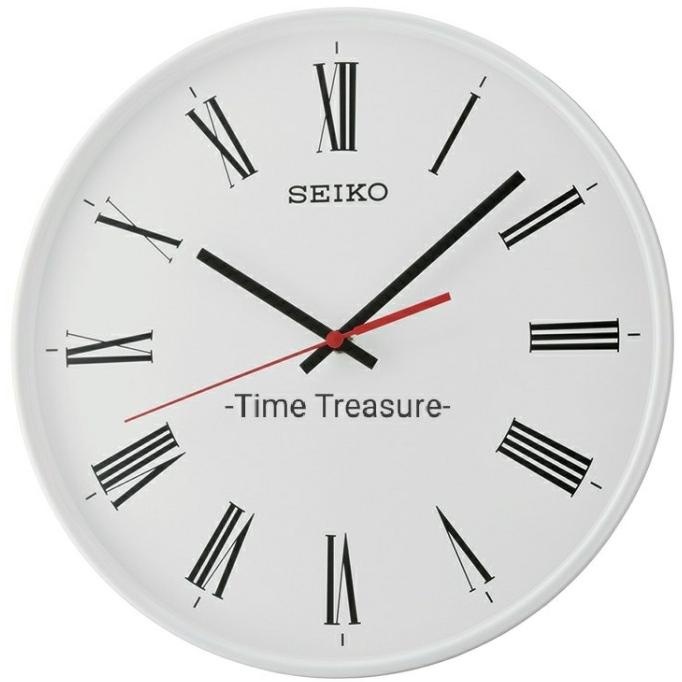 Jam Dinding Original Seiko Sweep Romawi QXA701 / QXA701W tersedia stok
