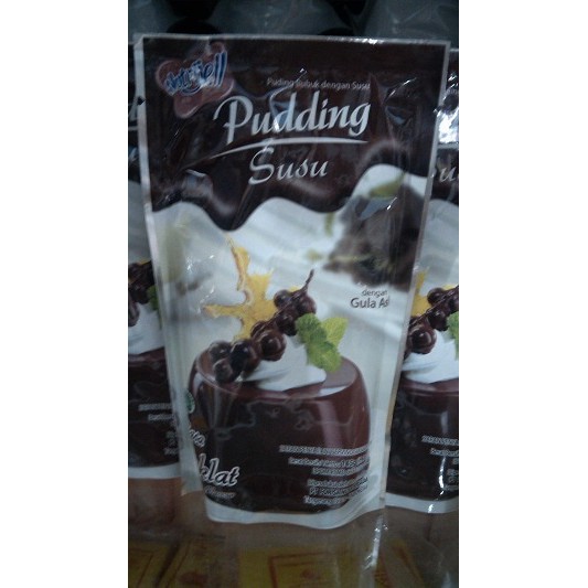 

Puding susu Nutrijel coklat, Nutrijell