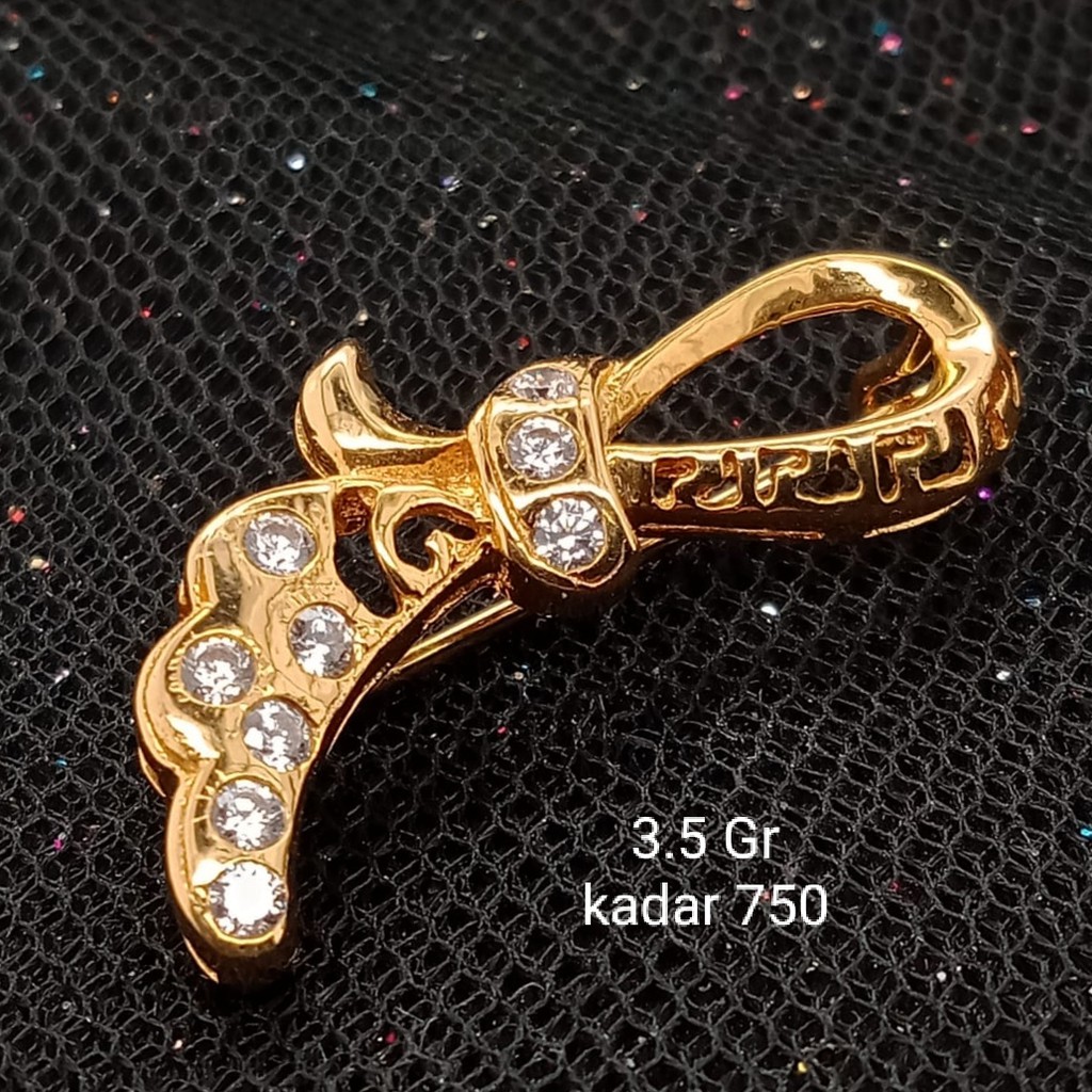 Bross peniti Emas 17 K - 3.5 Gr Kadar 750 - 3427