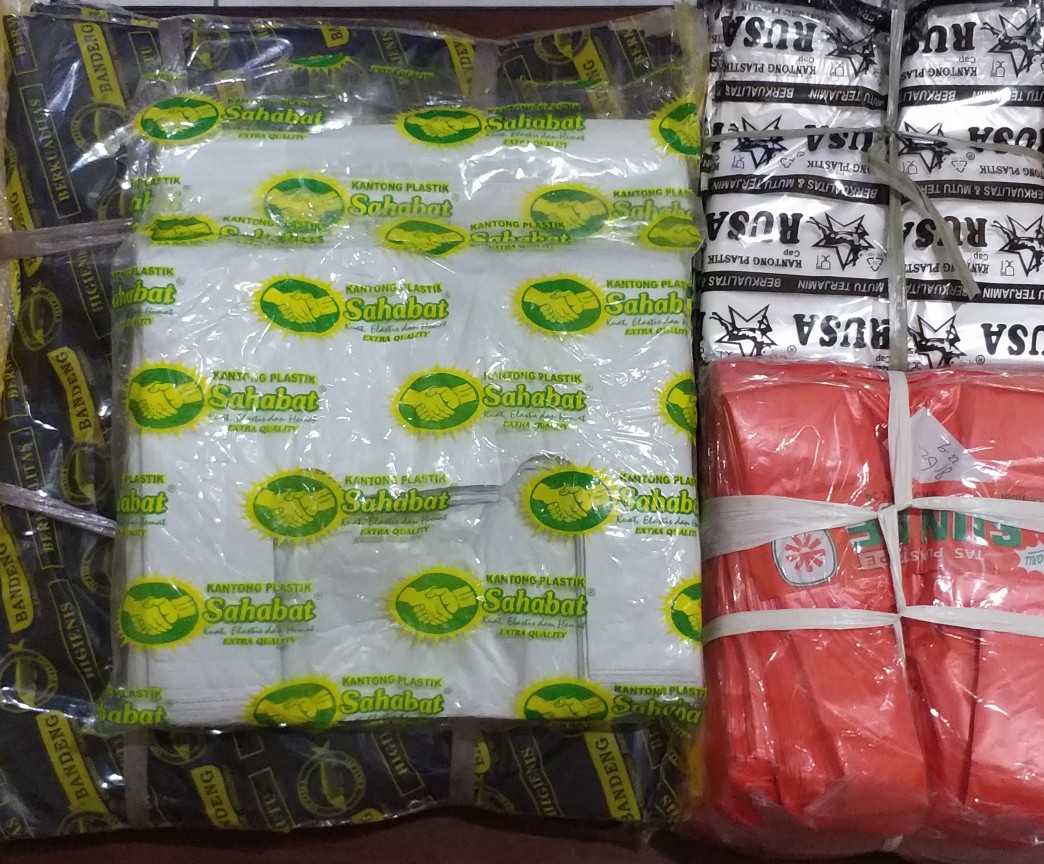 Kresek Uk.35 Cap Bandeng / Kresek Sampah Keranjang