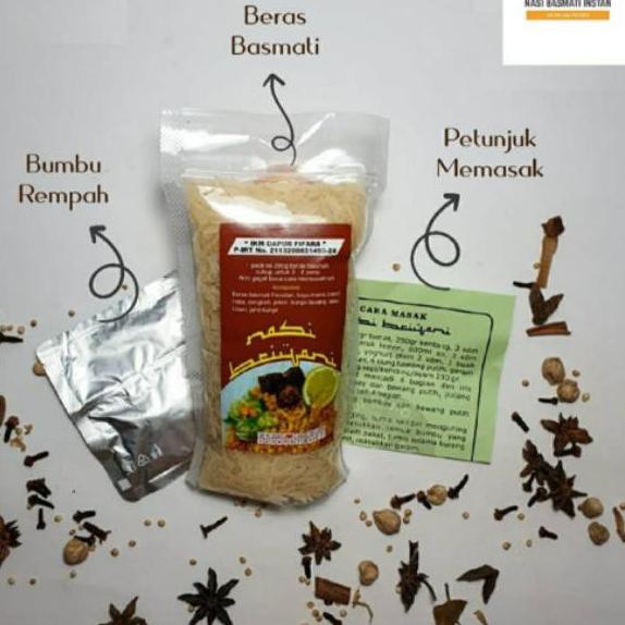 

[TERLARIS] Beras basmati + bumbu instan kebuli mandhi bukhori kabsah briyani