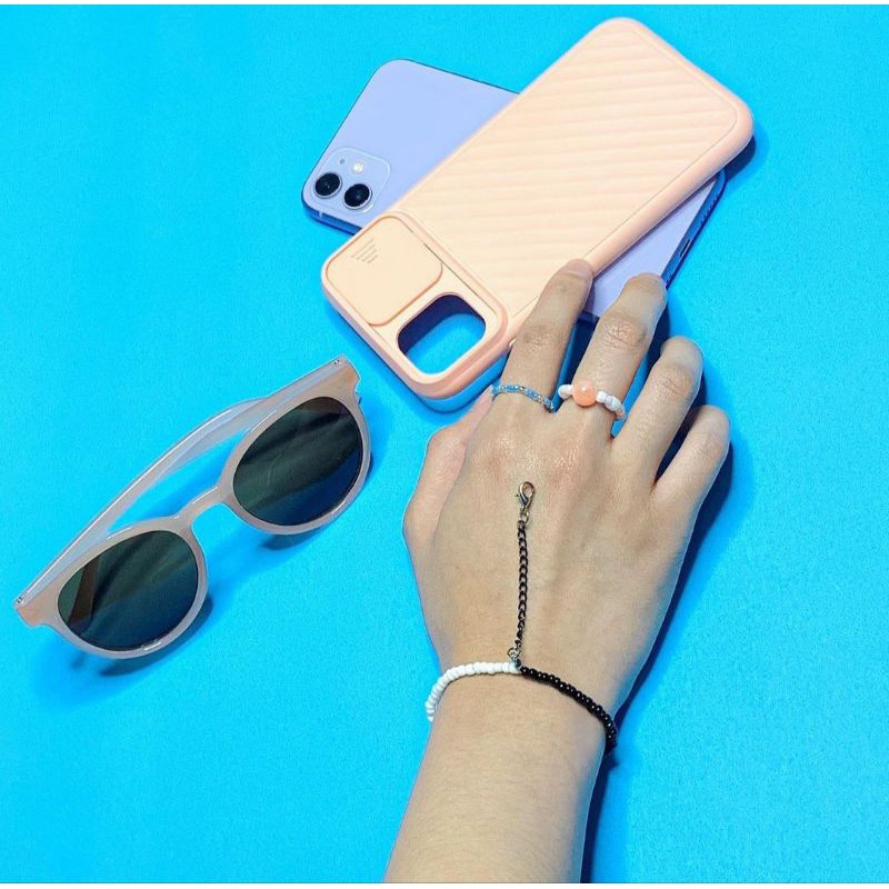 Gelang Hitam Putih Manik manik