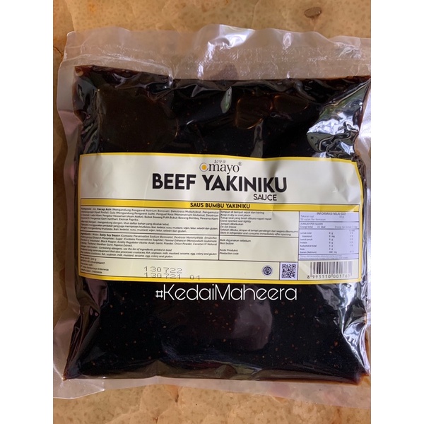 

kenkomayo beef yakiniku sauce halal MUI 500gr