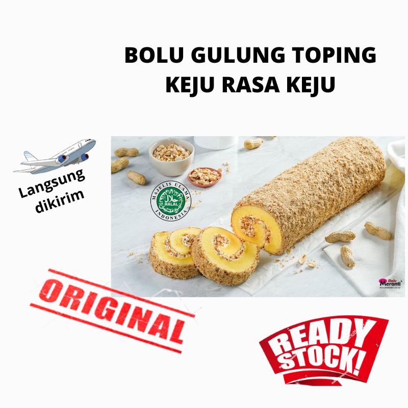 

BOLU MERANTI-BOLU GULUNG TOPING KACANG RASA KEJU KHAS MEDAN