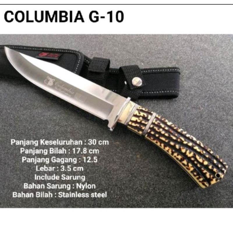 PISAU G10 CAMPING GUNUNG SURVIVAL OUTDOOR