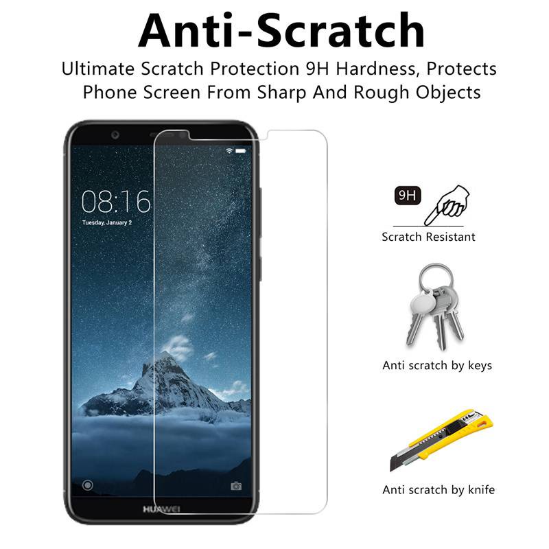 3PCS Protective Glass for Huawei P20 P10 P9 Lite Screen Protector for Huawei P30 P40 Pro Lite Glass Phone Cover