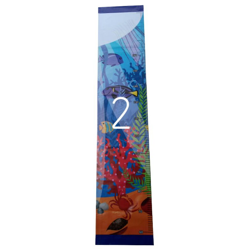 alat ukur tinggi badan anak bahan banner