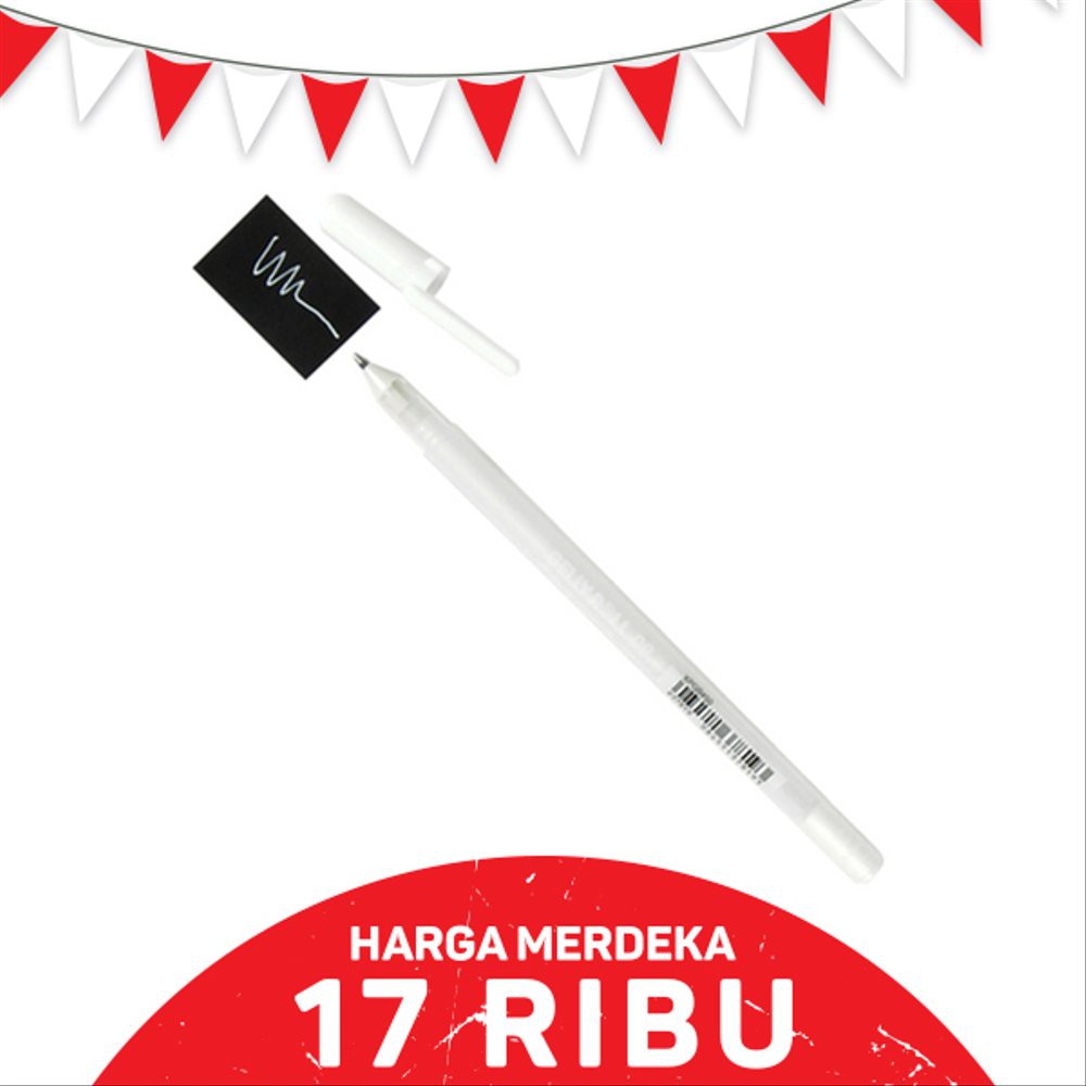 

Barang Langka !! Pena Putih, Pena Tinta Putih, Pulpen putih, Ballpoint Putih, Sakura Gelly Roll Ink