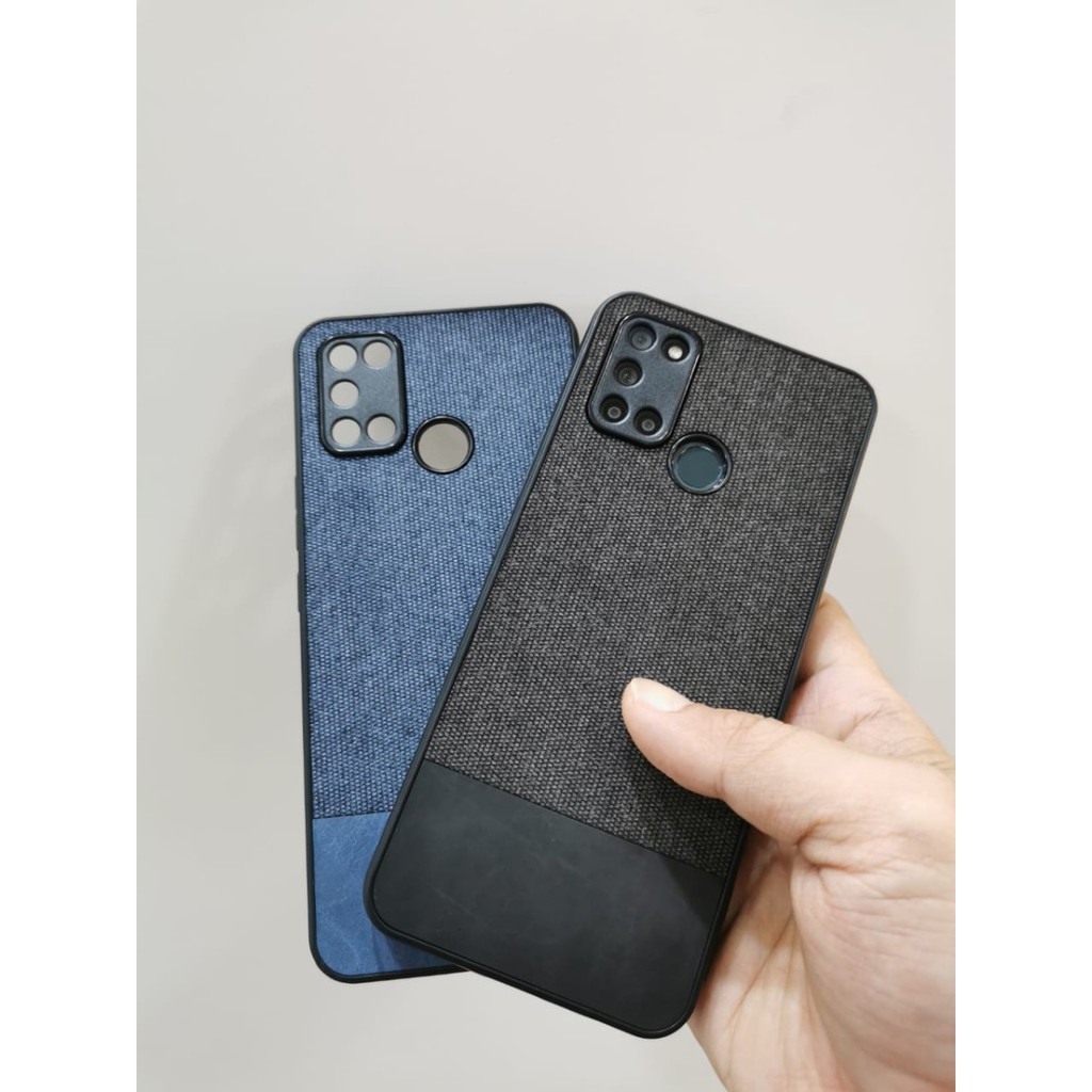 REALME 9 4G 9 PRO PLUS 8 4G / 5G 8i 8 PRO 7i C17 NARZO 50 20 PRO SOFT CASE FABRIC DENIM COVE