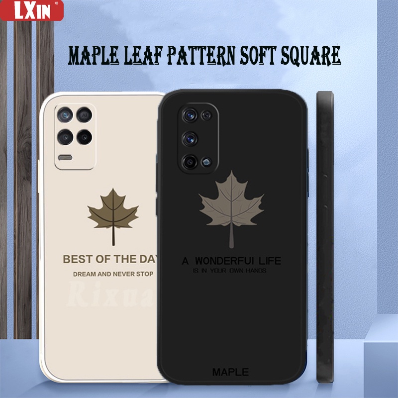 Soft Case Silikon Motif Daun Untuk VIVO Y15S V23E Y21 Y21S Y33S Y12S Y12 Y12i Y30i Y50 Y11 2019 Y15 Y17 Y19 Y53 Y93 Y91C Y1 Y21E Y21S Y5S