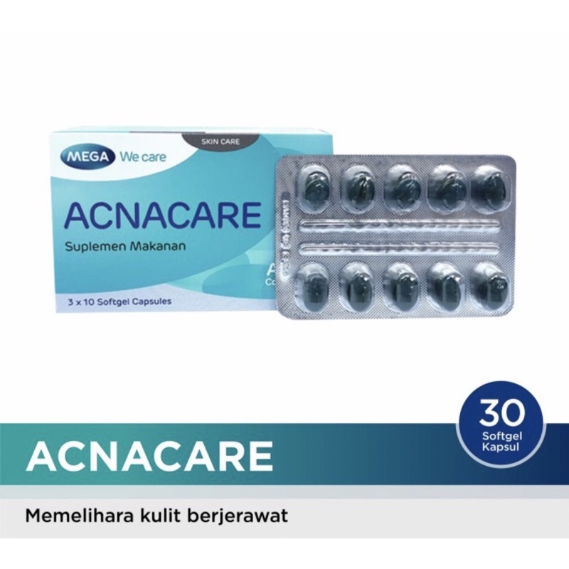 Mega we care acnacare box 30 pcs ( perawatan kulit jerawat )