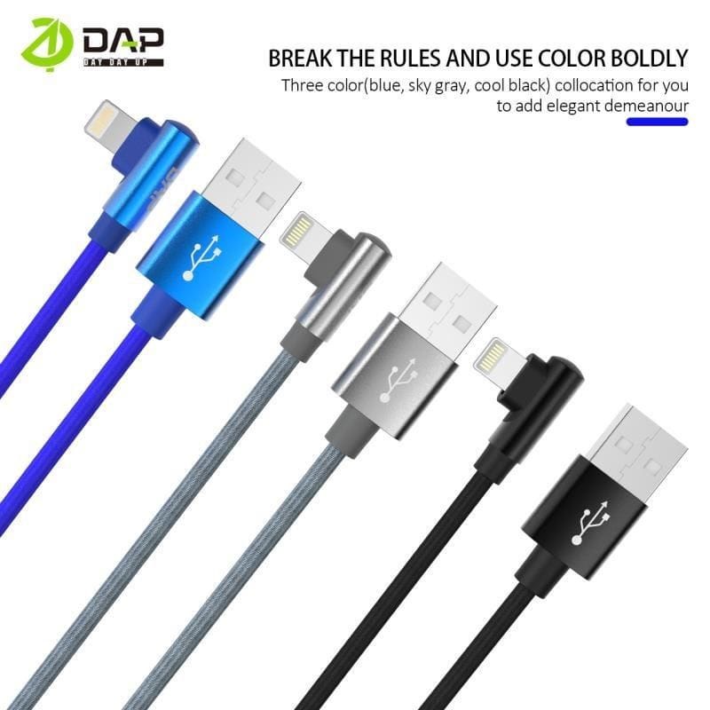 Kabel Data Gaming DAP D-L02L IPH LIGHTNING Kabel Charger Gaming DAP D-L02L IPH Kabel Casan Gaming DAP D-L02L IPH LIGHTNING Original