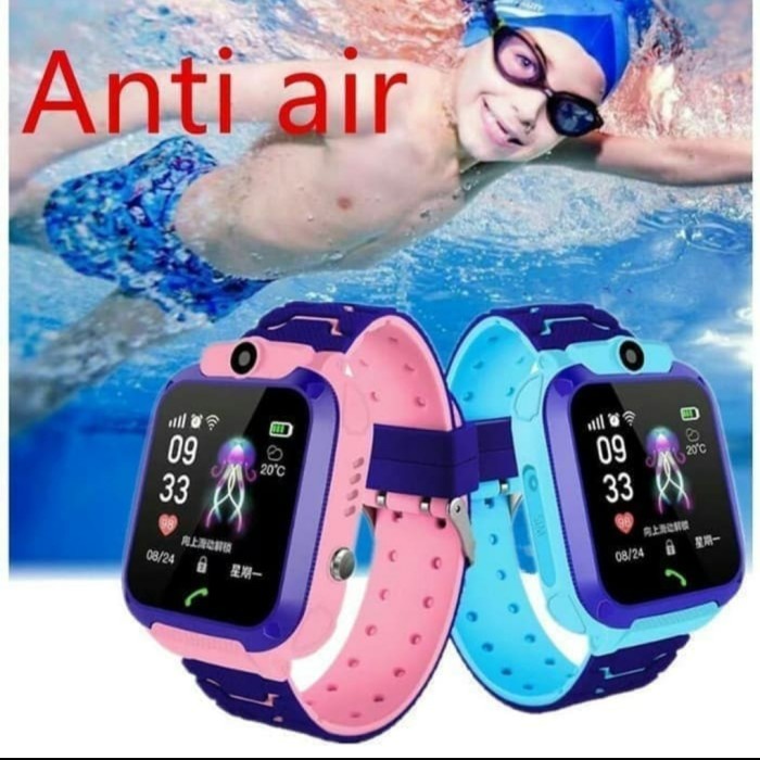 Jam Tangan Anak Imoo Anti Air Smartwatch GPS / Jam Imoo Water Resist - BIRU ANTI AIR
