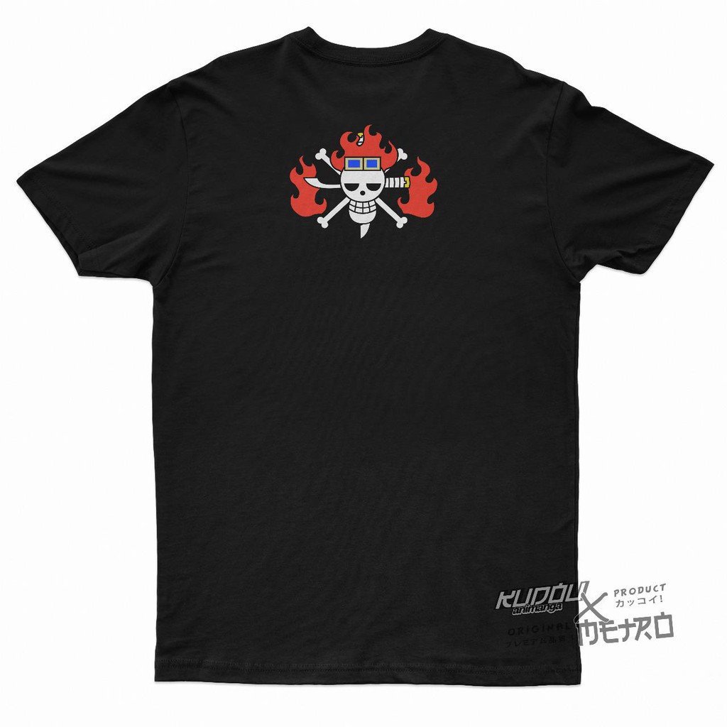 Tshirt Eutass Kid Wanted Black Anime One Piece Manga Premium