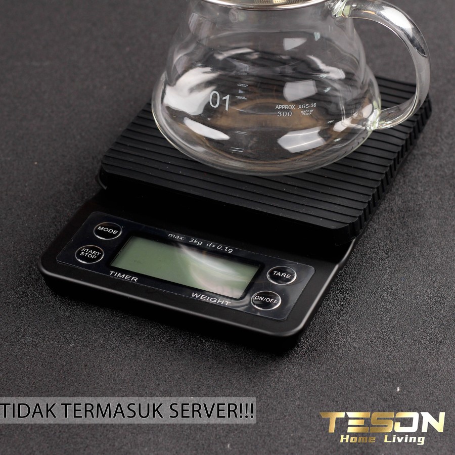 Timbangan Kopi Timer Digital [C] Dapur Kitchen V60 Drip Coffee Scale