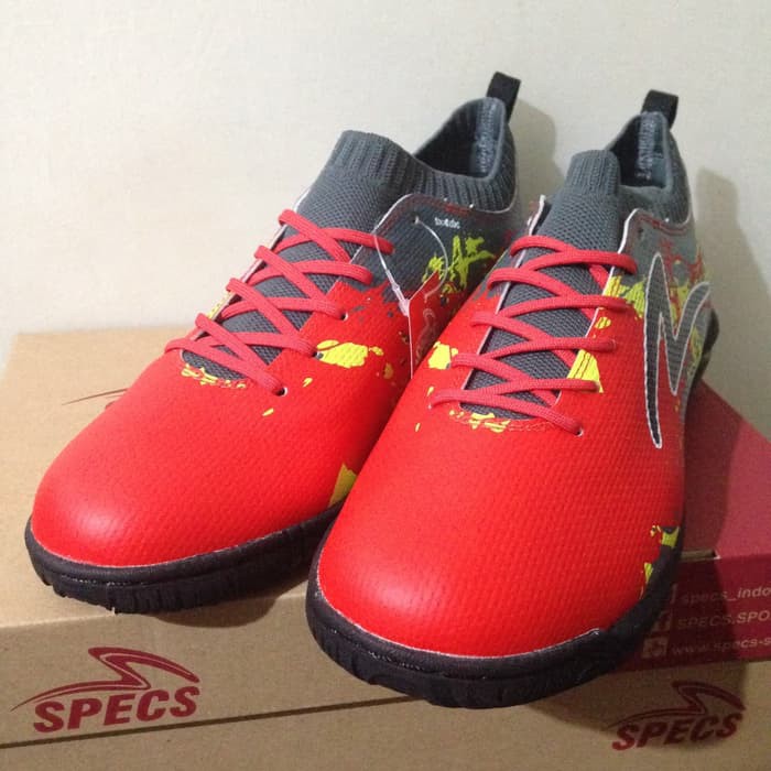 Sepatu Futsal Specs Cyanide TNT 19 IN Emperor Red Original
