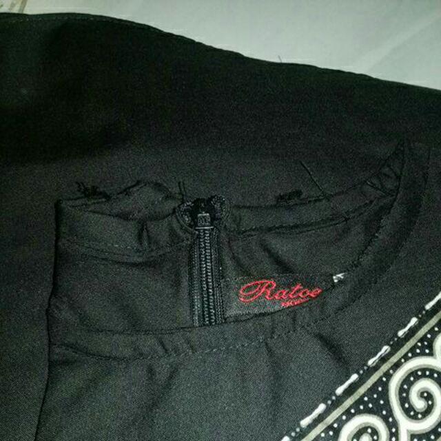 Gamis Batik Original Ratoe Hijab Gamis Terbaru Realpict