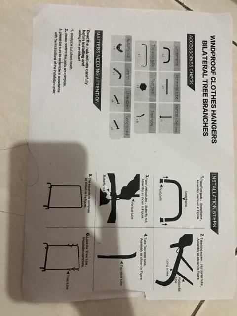 Jemuran Baju / Jemuran Lantai Liveo Triple Decker Clothes Hanger Lv708, Gantungan Baju1