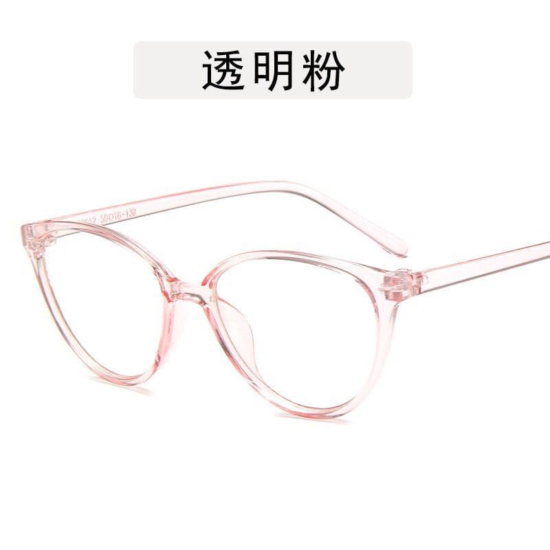 Kacamata Korea Wanita Cat Eye-Pink