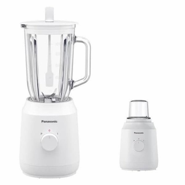 Blender Panasonic 2in1 Kaca 1 Liter MX E310 WSR  Model Baru Original