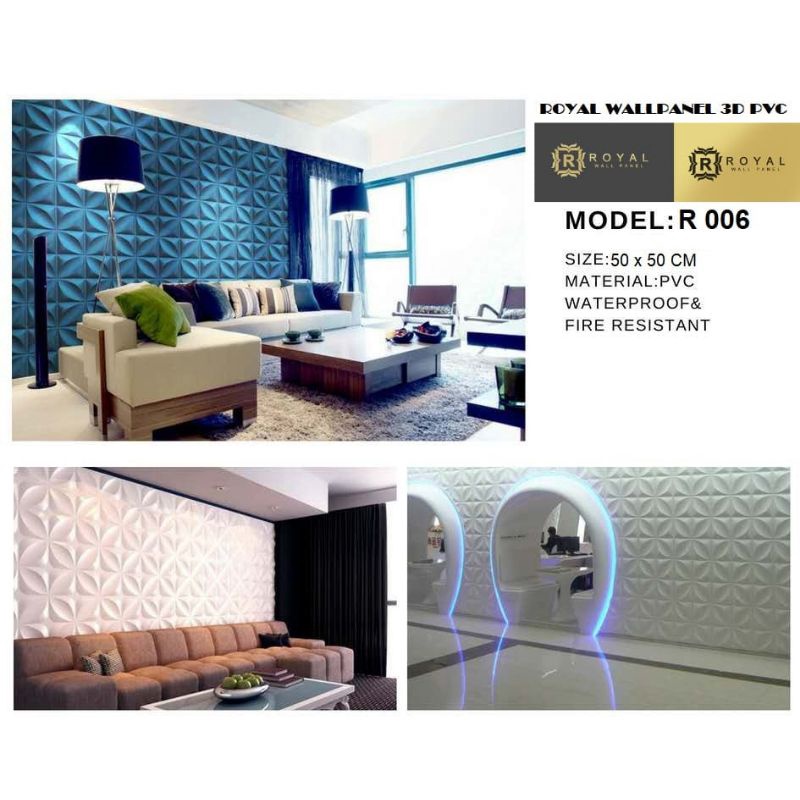 HARGA PROMO Wallpanel PVC 3D ROYAL WALLPANEL-R 006