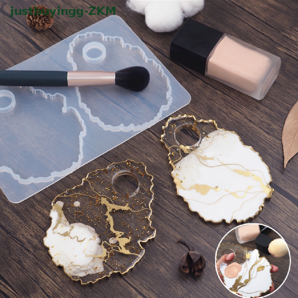 Cetakan Resin Bahan Silikon Bentuk Irregular Untuk Make Up