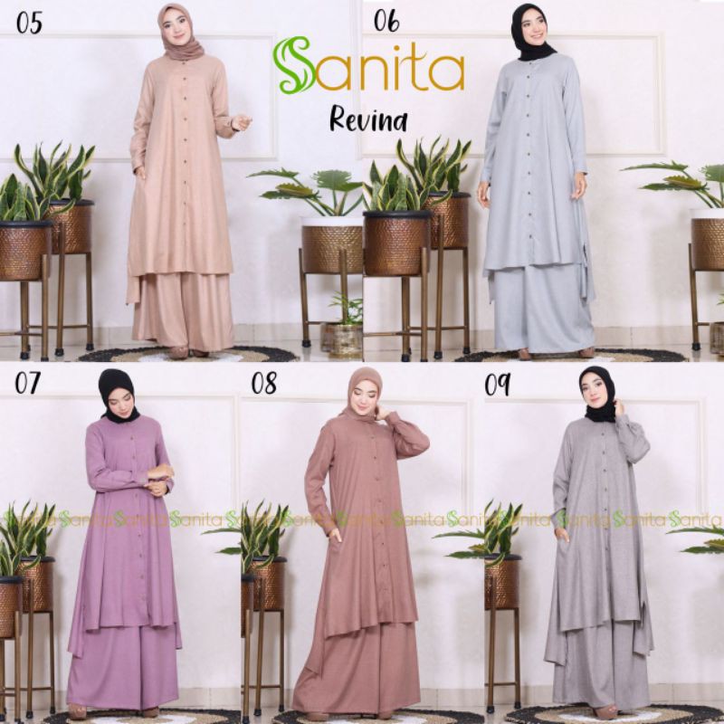 Ready set Tunik Kulot Revina by Sanita