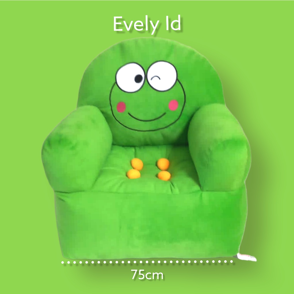 SNI BONEKA SOFA KARAKTER 75 cm Kursi kado BANTAL GULING pacar anak perempuan teman laki pria wanita    gemes import ori premium original JUMBO BESAR MINI KECIL  1 2 meter everly.id everlyid gemoy lucu